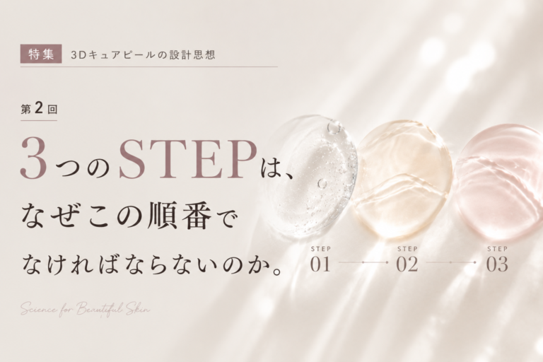 第2回｜3つのSTEPは、なぜこの順番でなければならないのか。